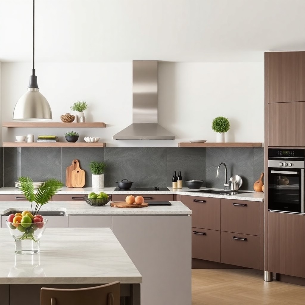 Tendencias en cocinas modernas